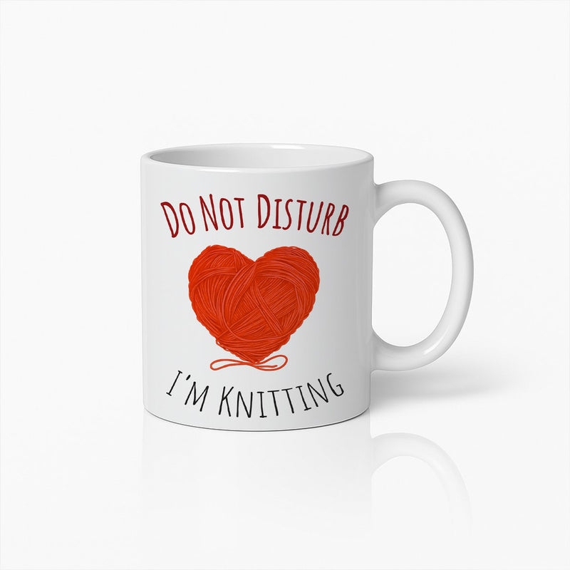 Niet Storen Ik Ben Aan Het Breien Koffiemok - Grappig Cadeau Voor Breiliefhebbers Keramische Beker