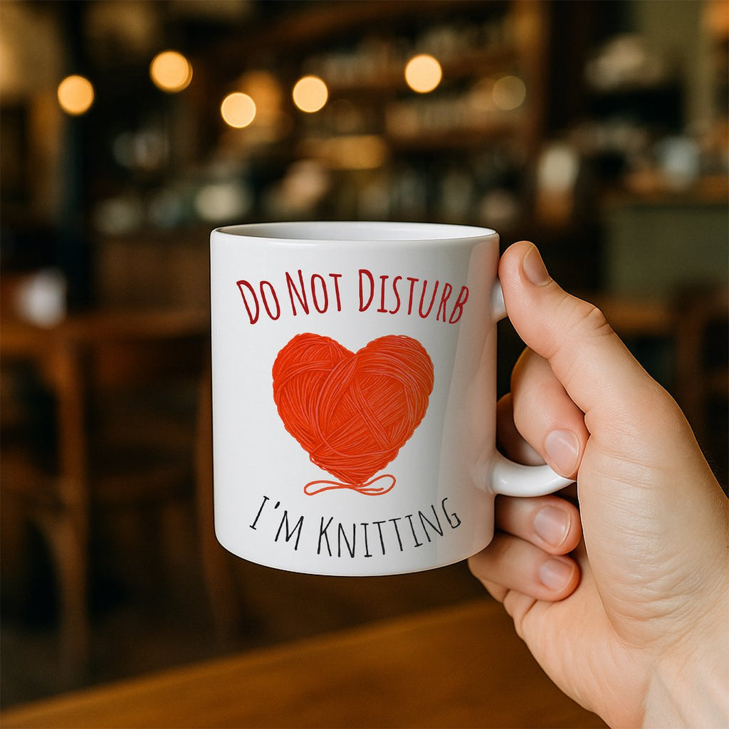 Niet Storen Ik Ben Aan Het Breien Koffiemok - Grappig Cadeau Voor Breiliefhebbers Keramische Beker