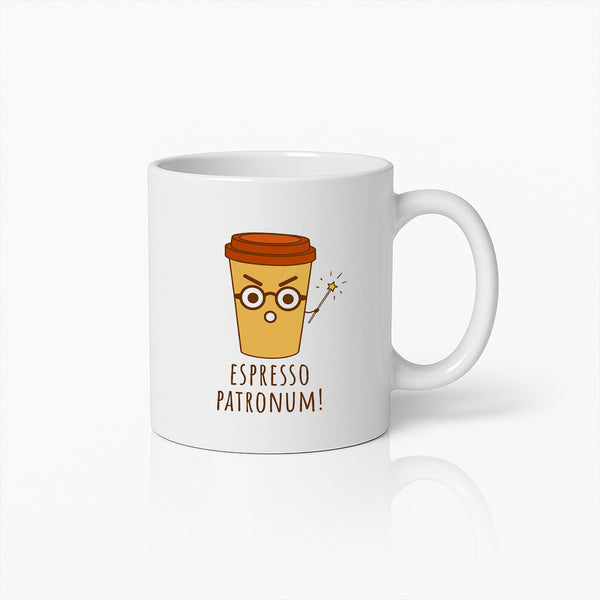 Grappige Espresso Patronum Koffiemok – Magische Koffiebeker voor Harry Potter Fans