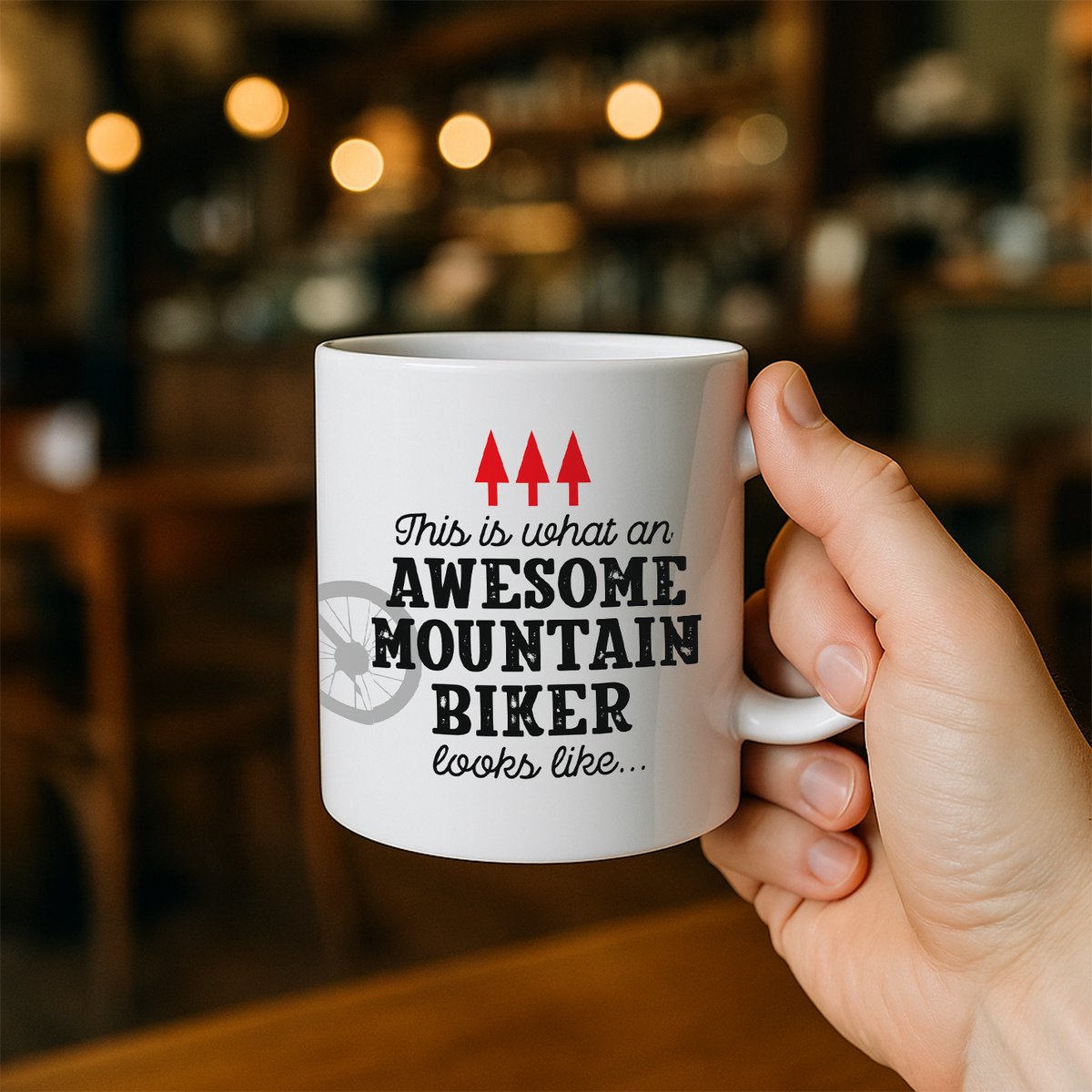 Geweldige Mountainbiker Mok Voor Mountainbike Liefhebbers