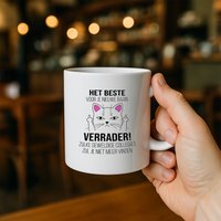 Grappige Verrader Kat Mok – Perfect Cadeau voor Nieuwe Collega’s