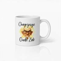 Grappige Koffiemok met Chagrijnige Oude Zak Ontwerp – Humoristisch Cadeau voor Vader, Opa & Mannen
