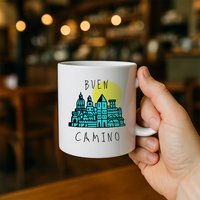 Buen Camino Reismok – Inspirerende Camino de Santiago Koffiebeker van Keramiek – Uniek Cadeau voor Pelgrims