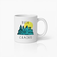Buen Camino Reismok – Inspirerende Camino de Santiago Koffiebeker van Keramiek – Uniek Cadeau voor Pelgrims