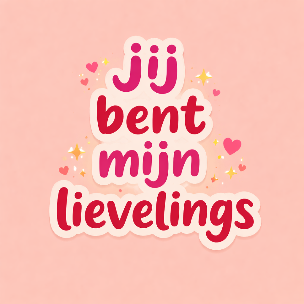 Tegeltje "Jij bent mijn lievelings"