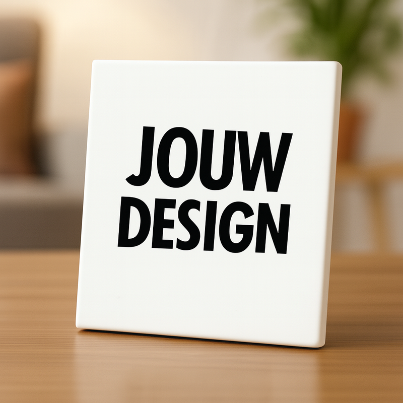 Tegel met eigen design/tekst