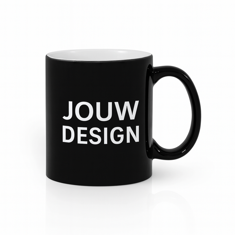 Mok met eigen design/tekst