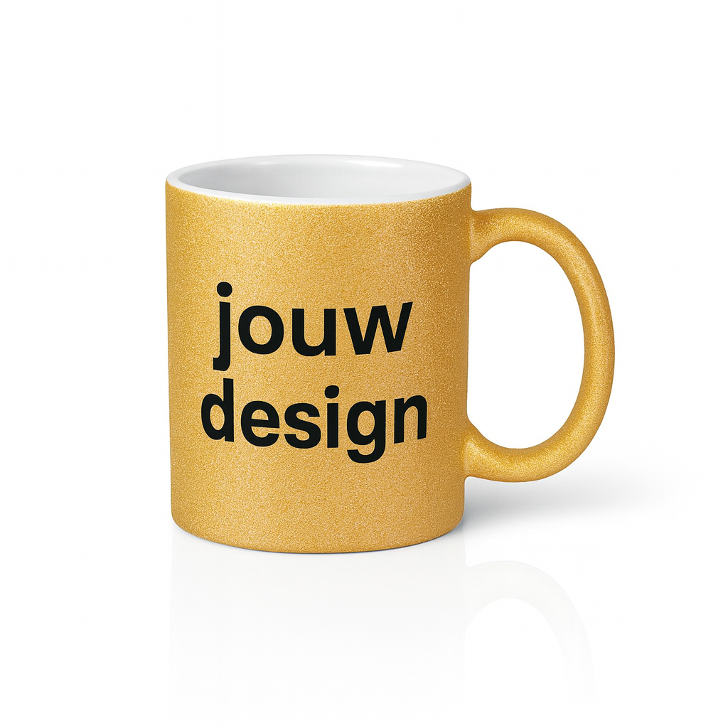 Mok met eigen design/tekst
