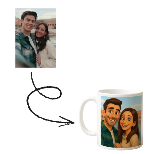 Mok met jouw foto in pixar style!