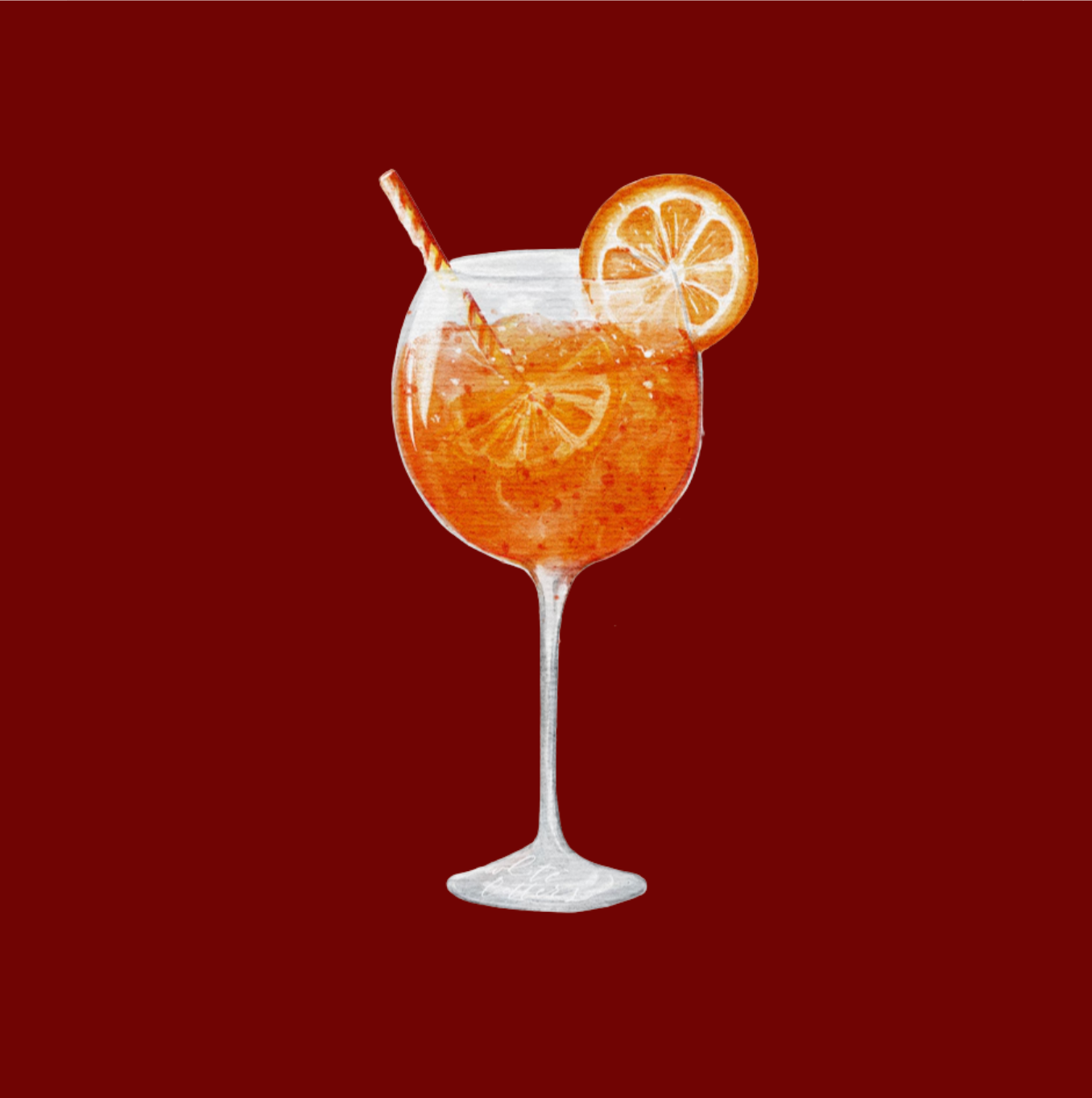 Tegeltje Aperol spritz