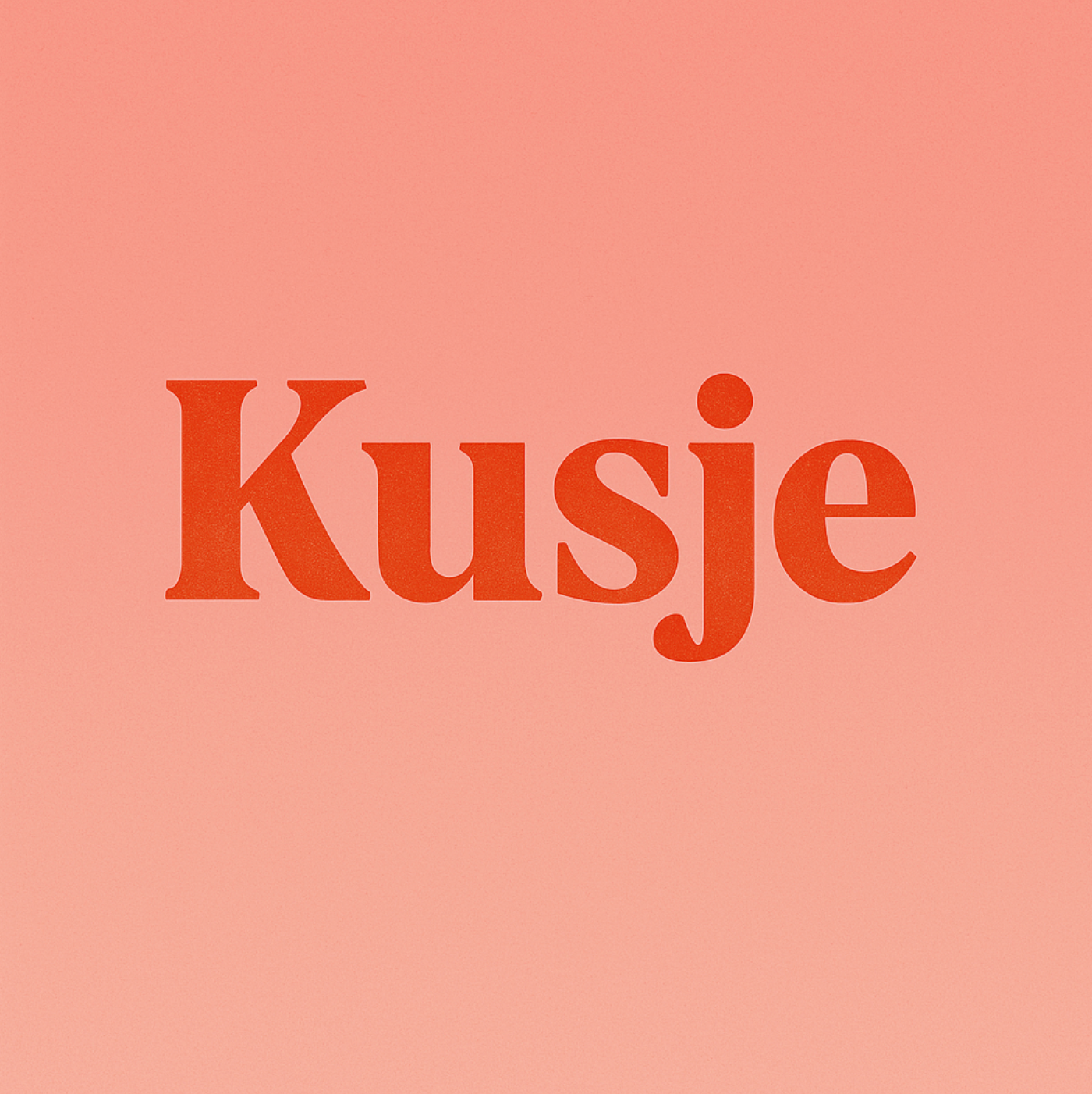 Tegeltje "Kusje"