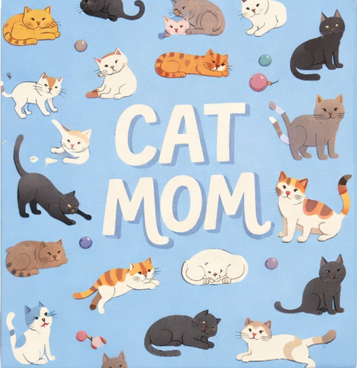 Tegeltje "Cat mom"