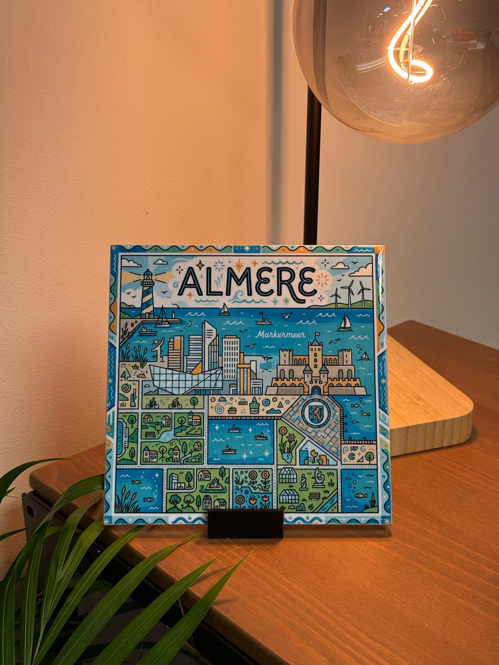 Stadstegel Almere Doodle Style