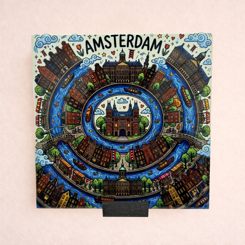 Stadstegel Amsterdam Doodle Style
