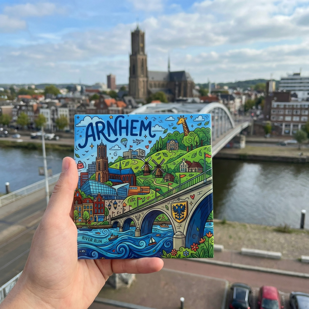 Stadstegel Arnhem Doodle Style