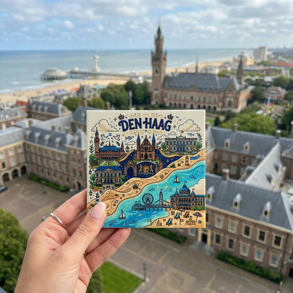 Stadstegel Den Haag Doodle Style