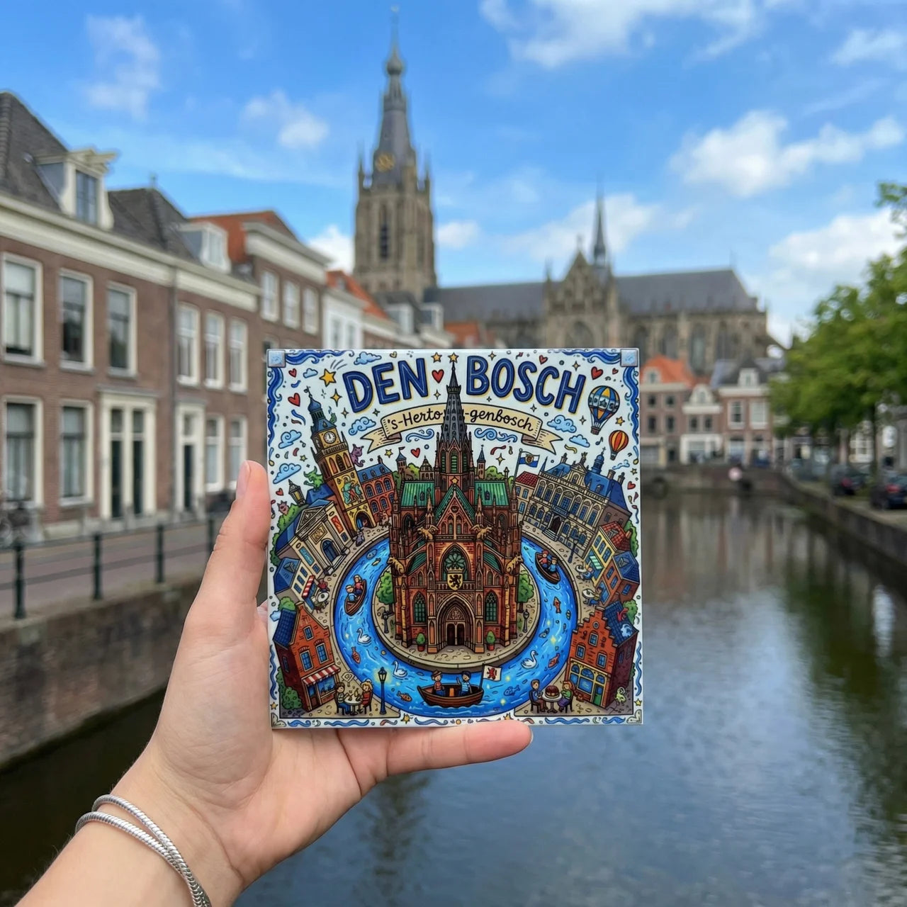 Stadstegel Den bosch Doodle Style