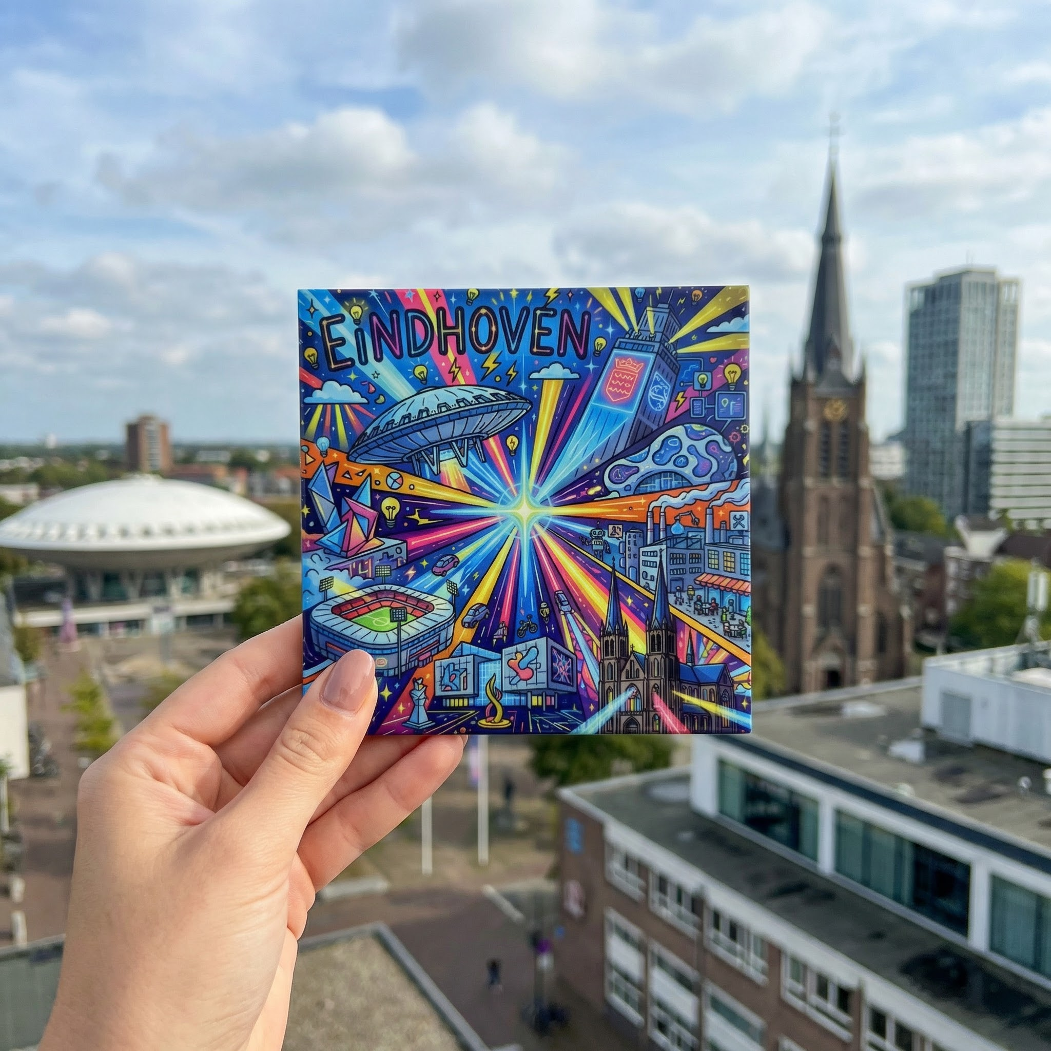 Stadstegel Eindhoven Doodle Style