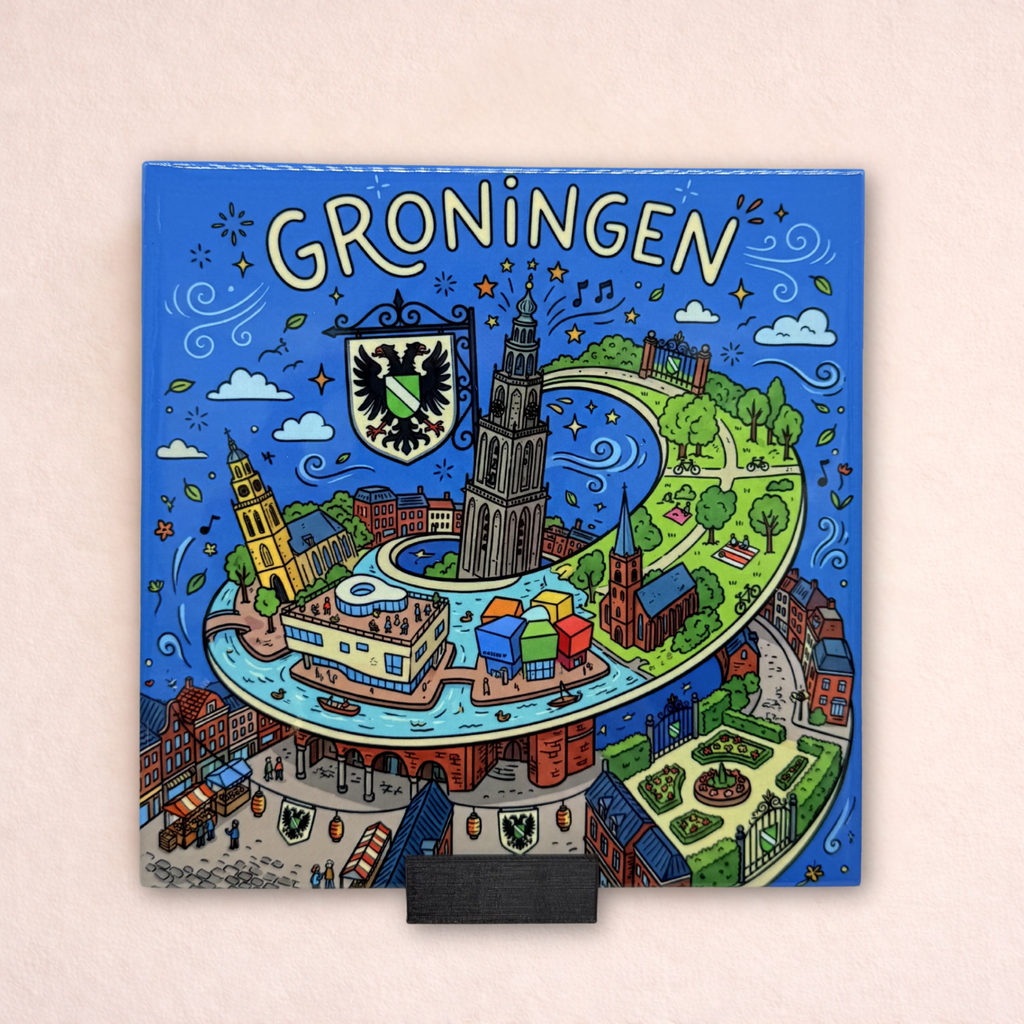 Stadstegel Groningen Doodle Style
