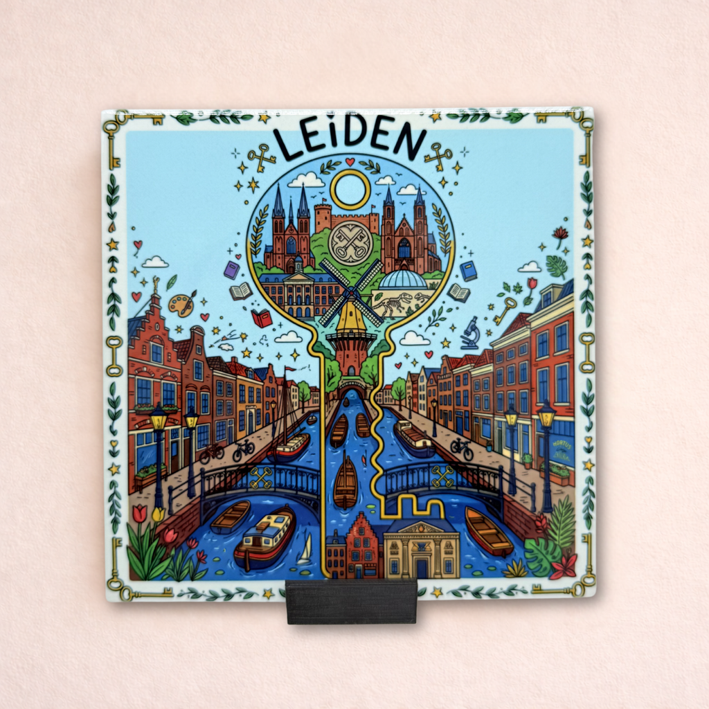 Stadstegel Leiden Doodle Style
