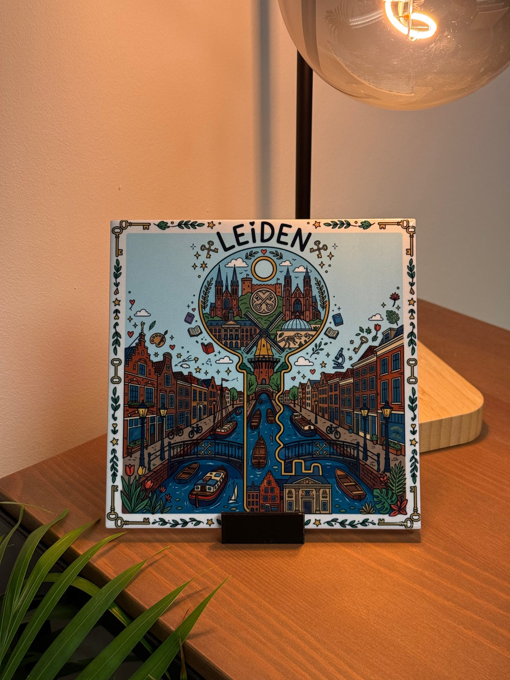 Stadstegel Leiden Doodle Style