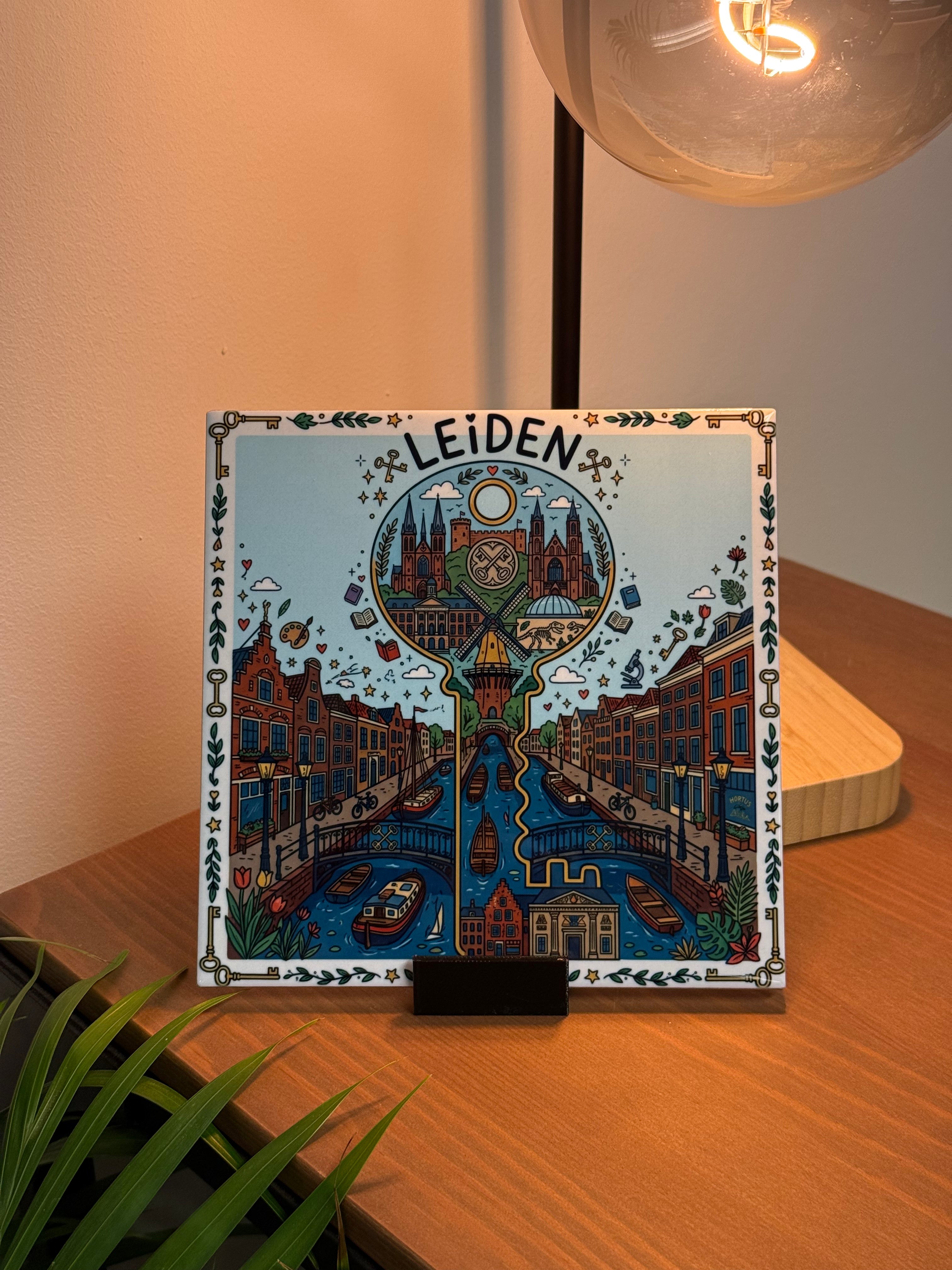 Stadstegel Leiden Doodle Style