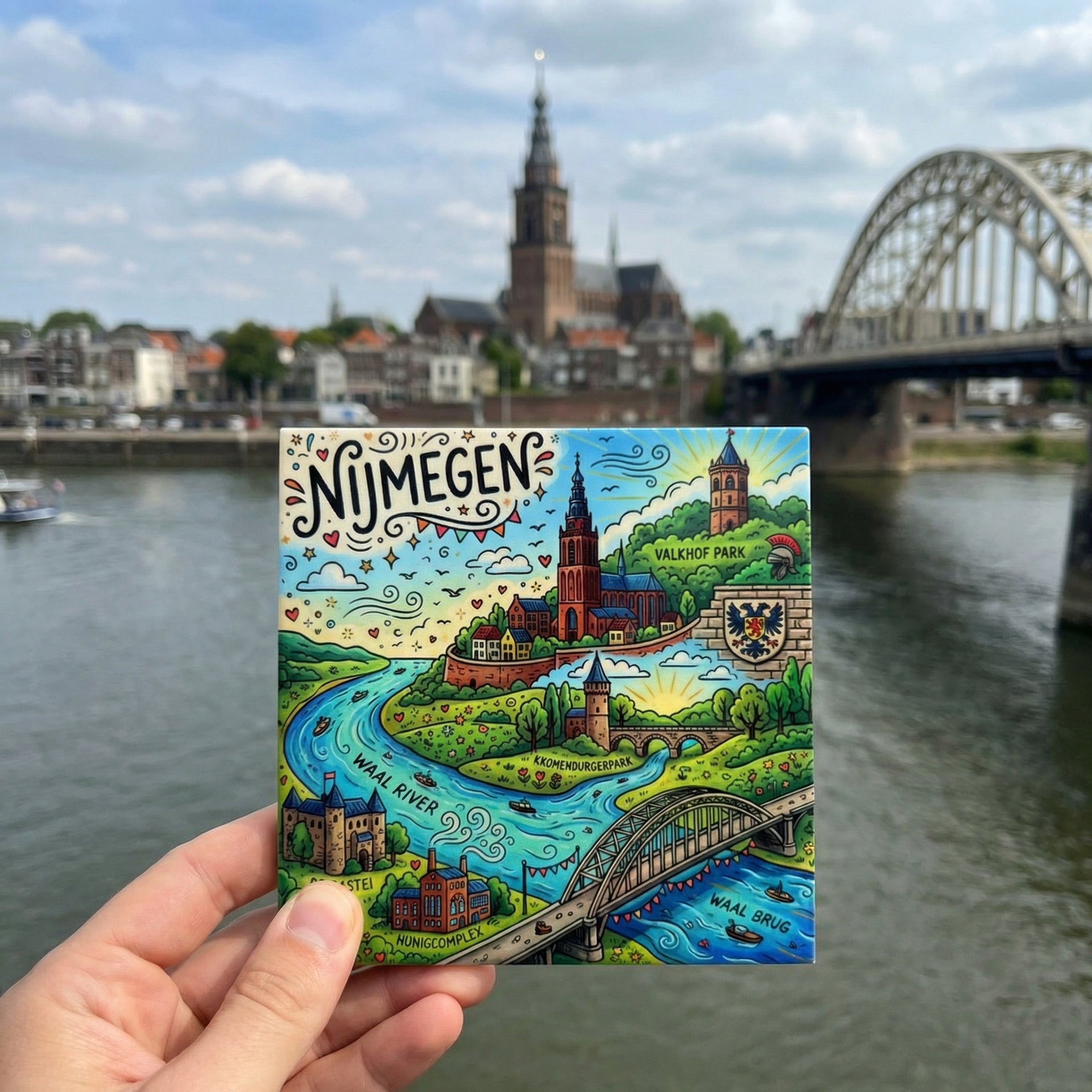 Stadstegel Nijmegen Doodle Style