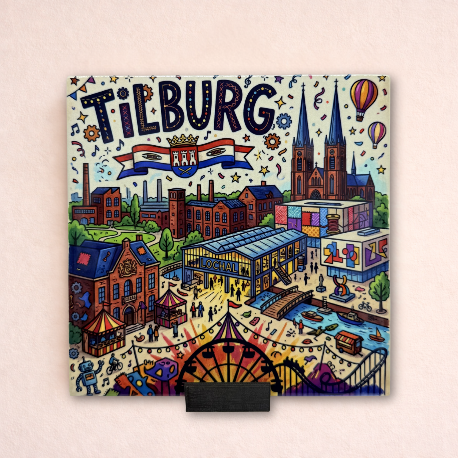 Stadstegel Tilburg Doodle Style