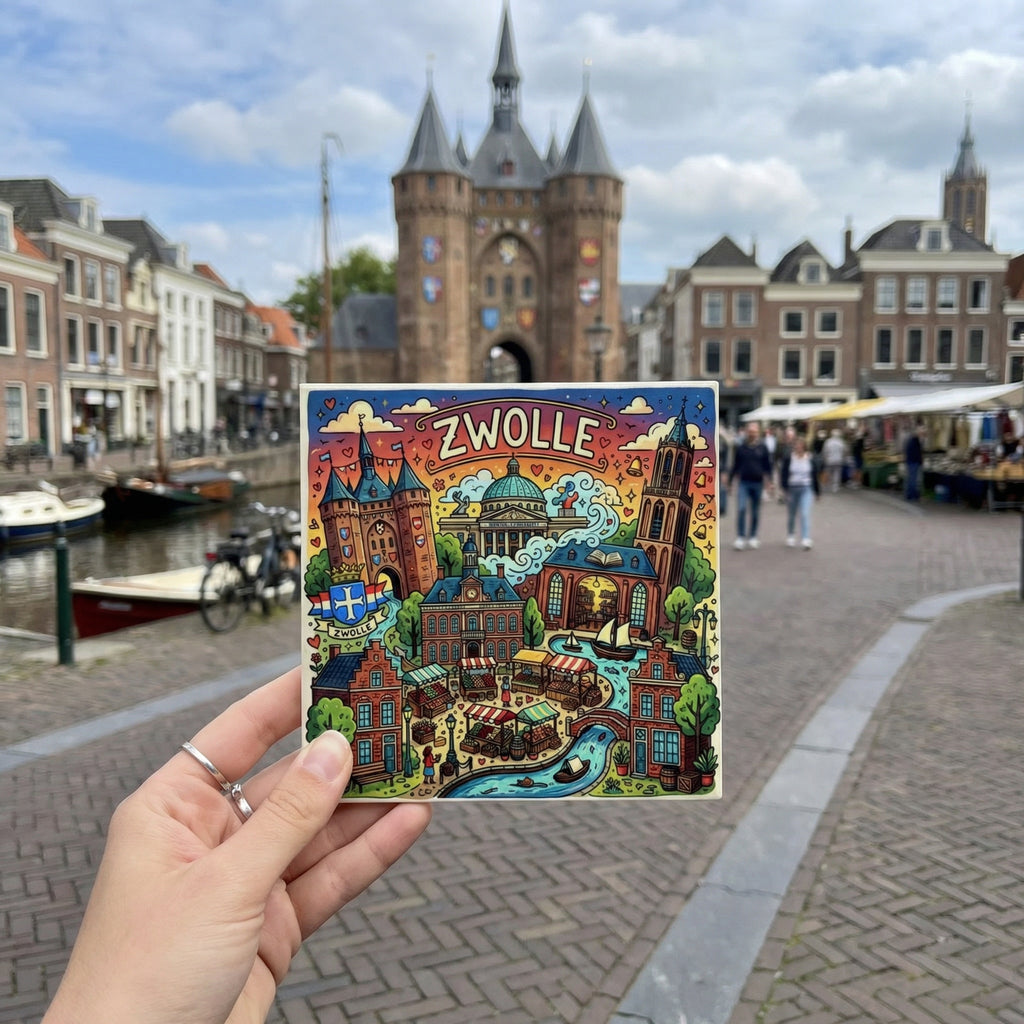 Stadstegel Zwolle Doodle Style