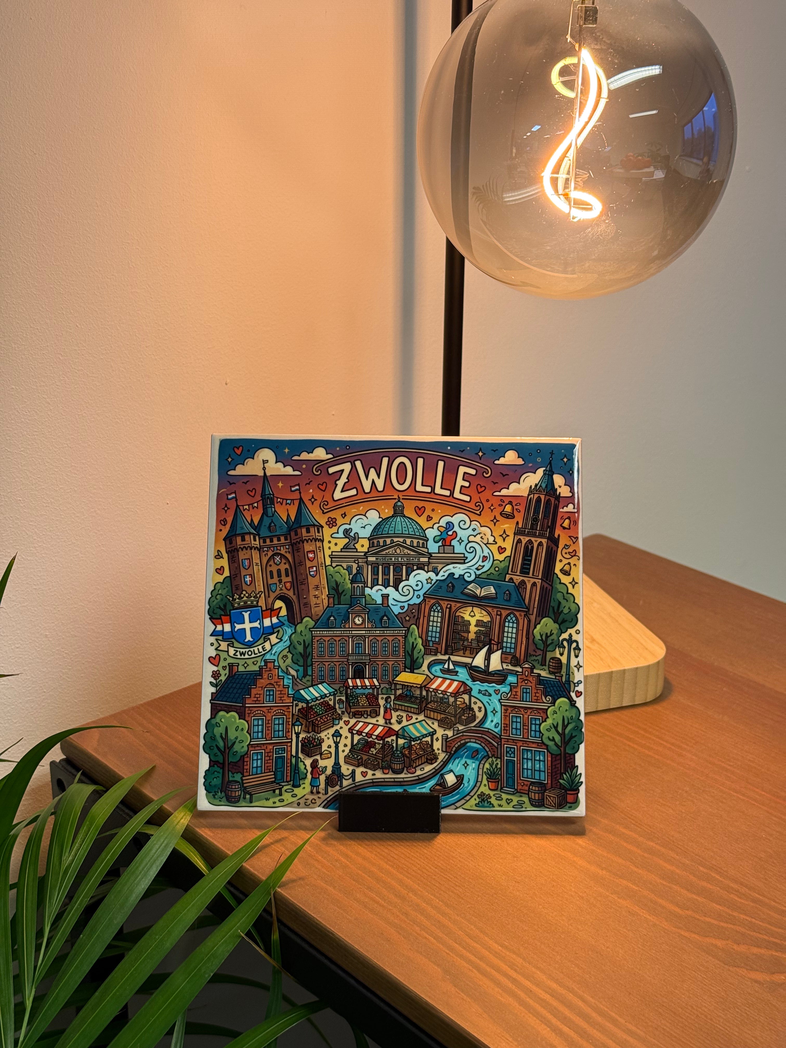 Stadstegel Zwolle Doodle Style