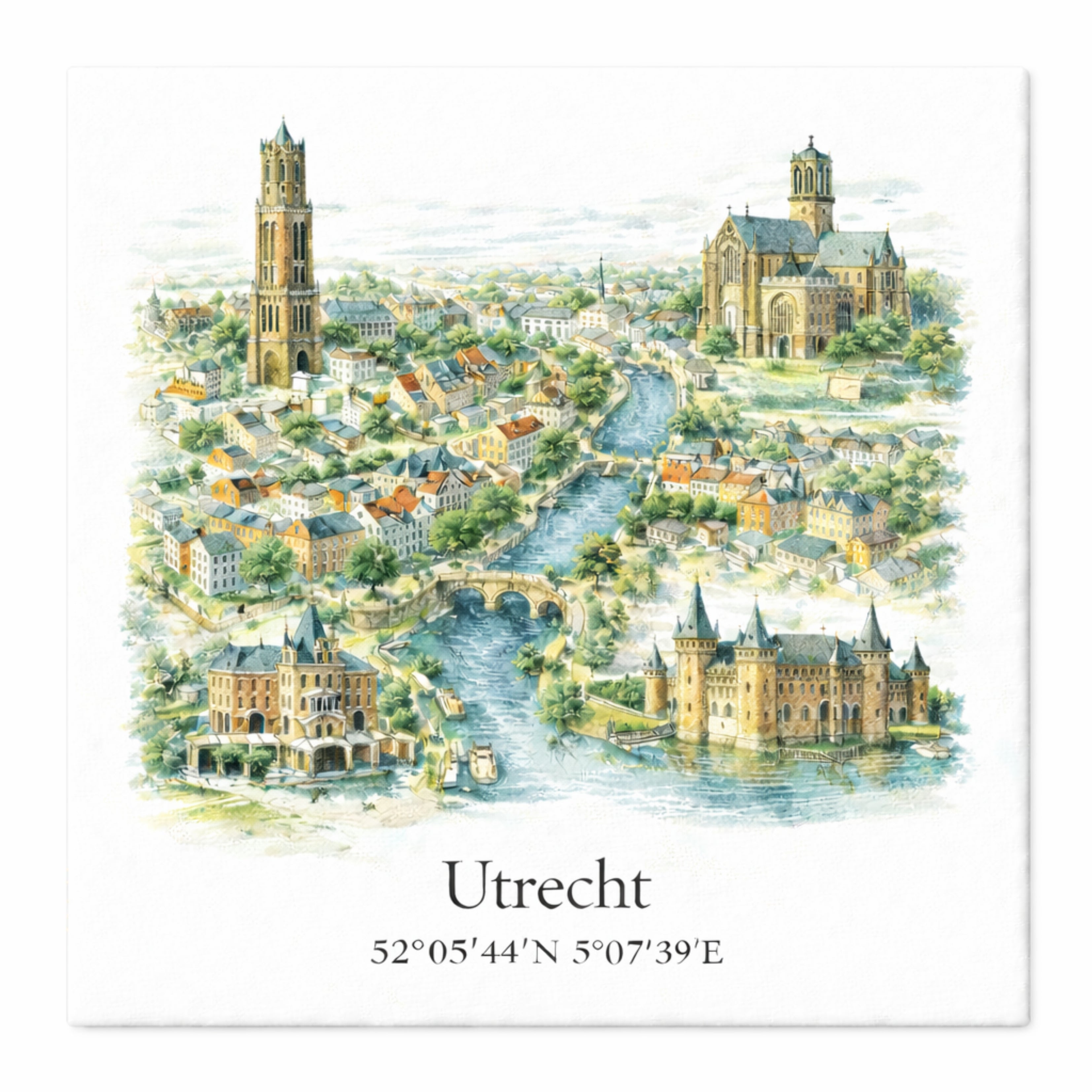 Tegeltje van Utrecht (zonder tekst)