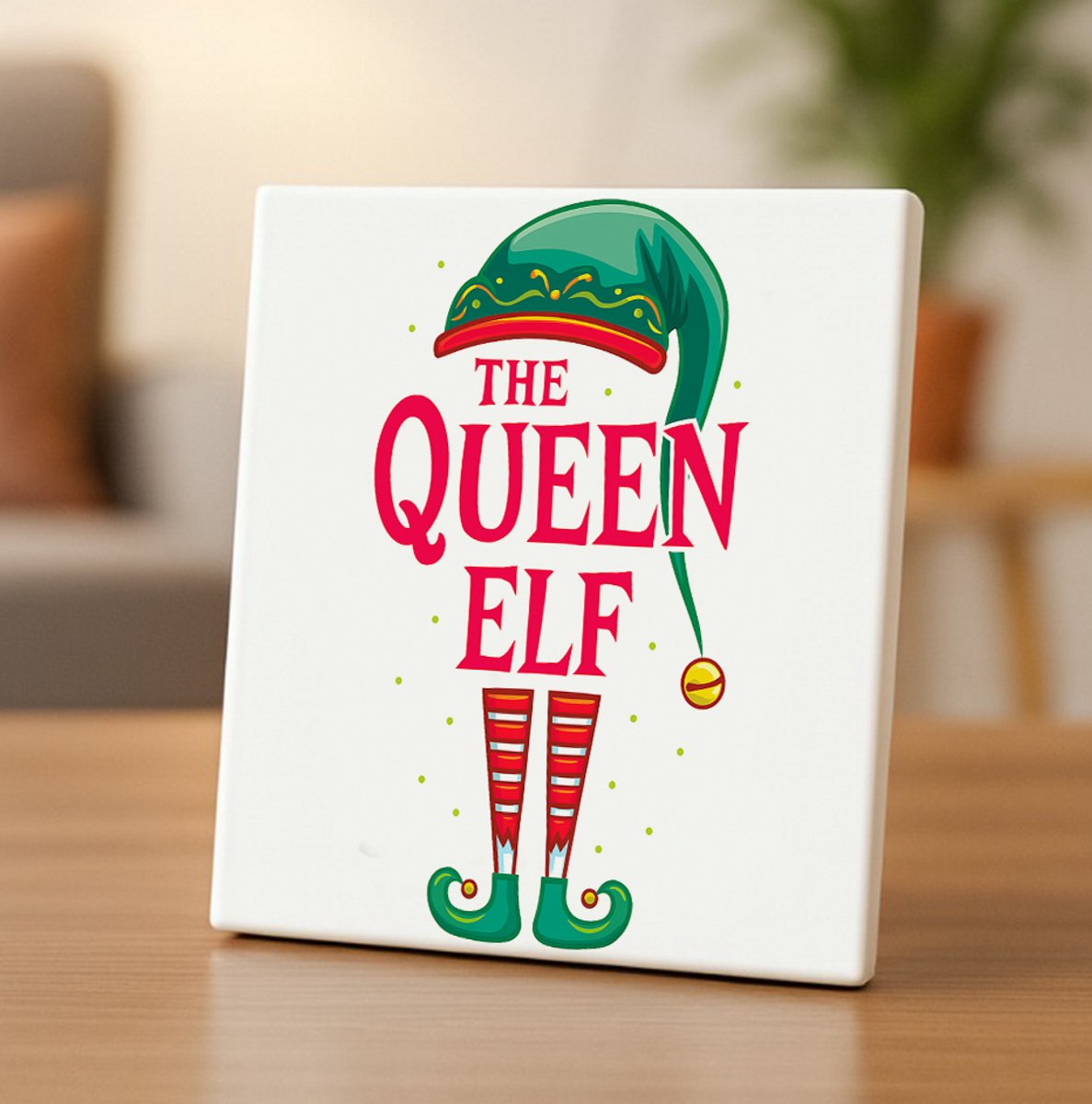 The Queen Elf Tegel – 15x15 cm Keramische Wanddecoratie
