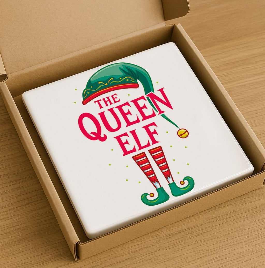 The Queen Elf Tegel – 15x15 cm Keramische Wanddecoratie